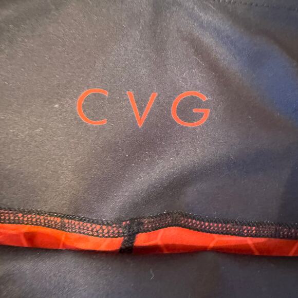 CVG Reversible Leggings Size M | Skull Camo & Red Honeycomb “Badass” Print Capri - Picture 7 of 10